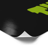 Geef de snoep op Halloween Perfect Poster (Hoek)