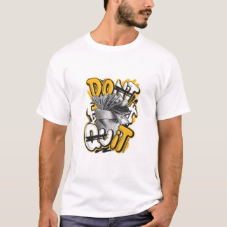 Geef de strijd niet op t-shirt