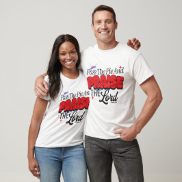 Geef de taart door en prijs de Heer (Psalm 9:1) T-shirt
