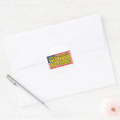 Geef de Teer en veren! Ronde Sticker (Envelop)