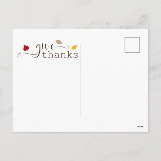 Geef de Thanksgiving Bedankt Cat en Sunflower Autu Feestdagenkaart (Achterkant)