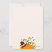 Geef de Thanksgiving van Bedankt de Binnenuitnodig Kaart (Achterkant)