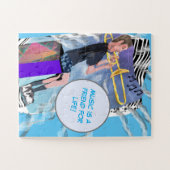 Geef de trombone muziek een vriend voor het leven! legpuzzel (Horizontaal)