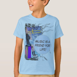 Geef de trombone muziek een vriend voor het leven! t-shirt