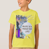 Geef de trombone muziek een vriend voor het leven! t-shirt (Voorkant)