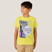 Geef de trombone muziek een vriend voor het leven! t-shirt (Voorkant volledig)