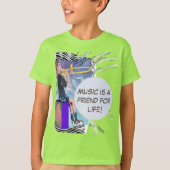 Geef de trombone muziek een vriend voor het leven! t-shirt (Voorkant)