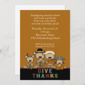 Geef de Uitnodiging van de Thanksgiving van de Ber (Voorkant / Achterkant)