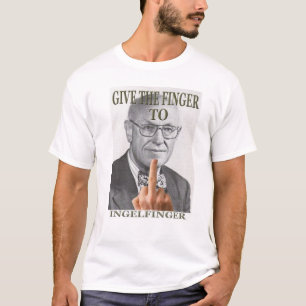 "Geef de vinger aan de vinger" T-shirt