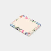 Geef de Vloergrens van de Naam aan Floral Post-it® Notes (Schuin)