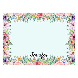Geef de Vloergrens van de Naam aan Floral Post-it® Notes