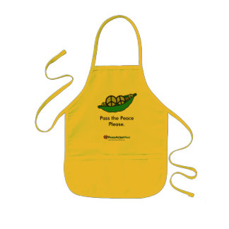 Geef de vrede alstublieft - Baby Apron Kinder Schort