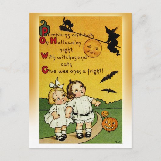 Geef de wee's een fright in Halloween! Briefkaart (Voorkant)