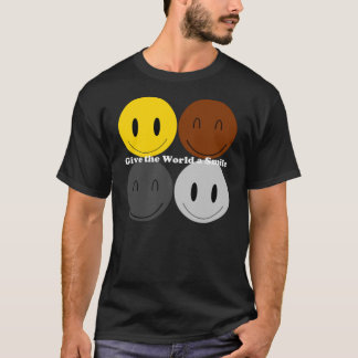Geef de wereld een glimlach 1 t-shirt