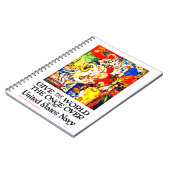 Geef de wereld een keer de tijd notitieboek (Linkerzijde)