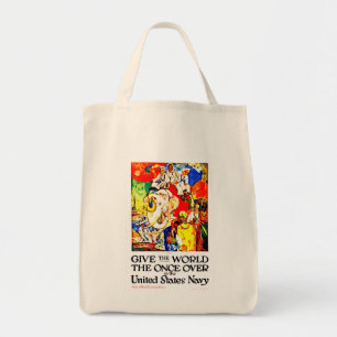 Geef de wereld een keer de tijd tote bag