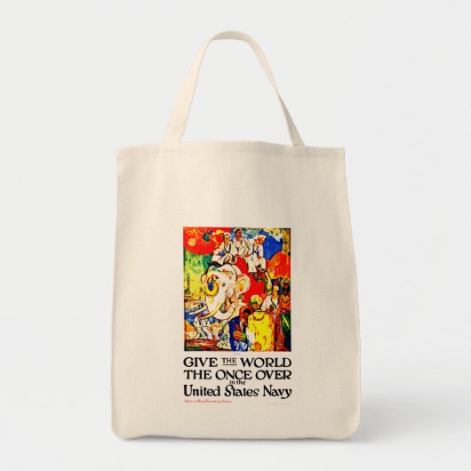 Geef de wereld een keer de tijd tote bag (Voorkant)