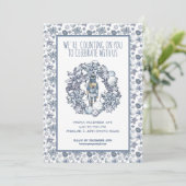 Geef de Witte Kerst Nutkraker Wreath een persoonli Kaart (Staand voorkant)