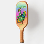 Geef de zonnebrandcrème door pickleball paddle (Links)