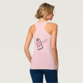 Geef de zonnebrandcrème door tanktop (Volledige Achterkant)