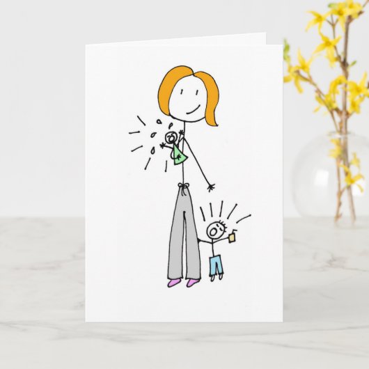 GEEF DEZE KAART AAN JE VROUW VOOR MOEDERDAG! (Gele Bloem)