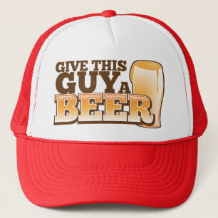 GEEF DEZE MAN EEN BEER TRUCKER PET