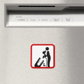 Geef Dochter Niet Aan De Krokodil Dierentuin Bord Magneet (Insitu (Vaatwasser))