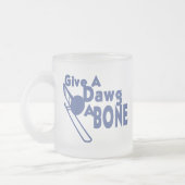 Geef een Dawg een bot Matglas Koffiemok (Links)