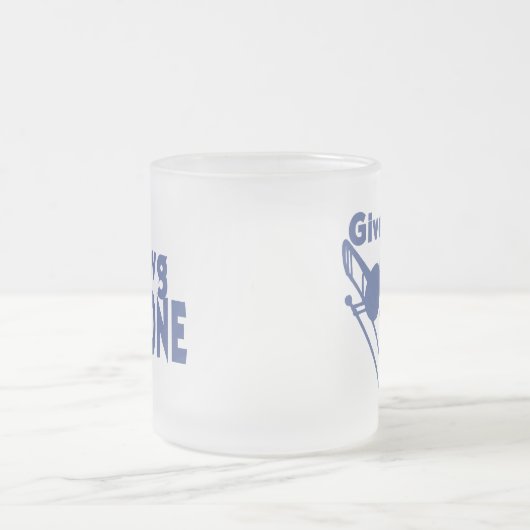 Geef een Dawg een bot Matglas Koffiemok (Center)