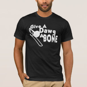 Geef een Dawg een bot T-shirt