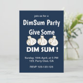 Geef een Dim Sum-feestje Kaart (Staand voorkant)
