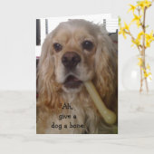 GEEF EEN DOG EEN BOT OF HEB EEN GEWELDIGE GROTE DA KAART (Gele Bloem)