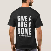Geef een hond een bot t-shirt (Achterkant)