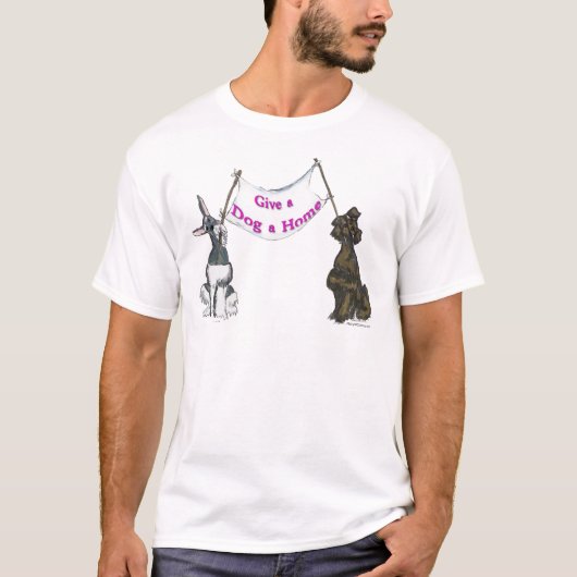 Geef een hond een startpunt t-shirt (Voorkant)