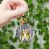 Geef een Hoot! Barn Owl Sleutelhanger (Hand)