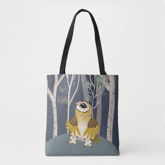 Geef een Hoot! Barn Owl Tote Bag (Voorkant)