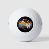 Geef één kaartje toe - aan de 80's golfballen (Voorkant)