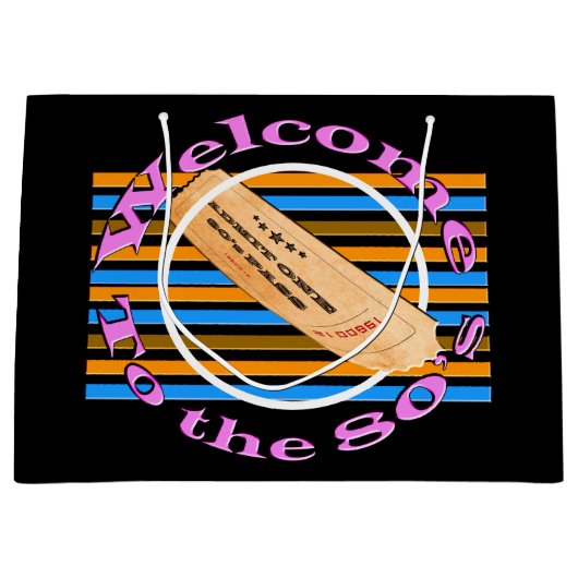 Geef één kaartje toe - aan de 80's groot cadeauzakje (Voorkant)