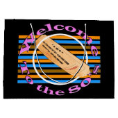 Geef één kaartje toe - aan de 80's groot cadeauzakje (Achterkant)