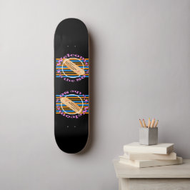 Geef één kaartje toe - aan de 80's persoonlijk skateboard