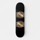 Geef één kaartje toe - aan de 80's persoonlijk skateboard (Voorkant)