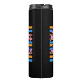 Geef één kaartje toe - aan de 80's thermosbeker (Achterkant)