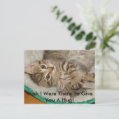 Geef een Kat Briefkaart (Staand voorkant)