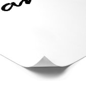 Geef een man een haarsnit poster (Hoek)