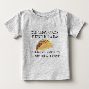 Geef een man een taco, hij laat een dag een scheet