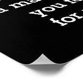 Geef een man een vis - kunstdruk poster (Hoek)