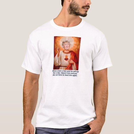 GEEF EEN MAN EEN VIS T-SHIRT (Voorkant)