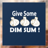 Geef een restaurant dat Dim Sum serveert Raamsticker (Vel 2)