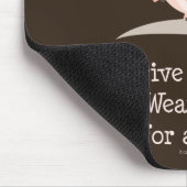 Geef een roomroebellint muis mousepad muismat (Hoek)