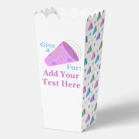  geef een shout out out popcorn bedankdoosjes (Achterkant)